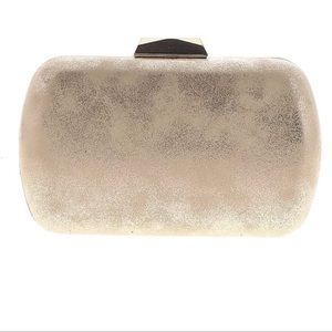 Lulu Townsend gold clutch